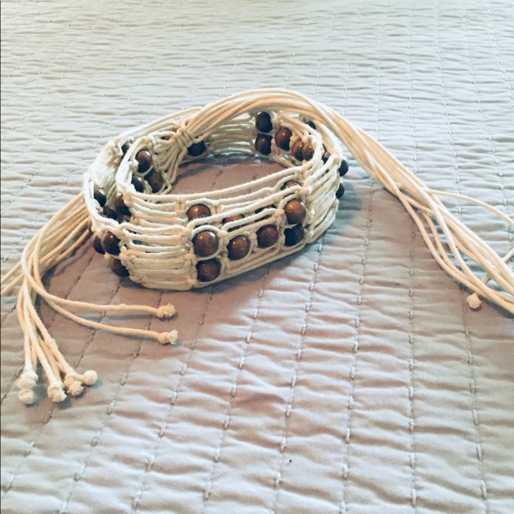 Bead and Crochet Belt 🎉3/$25🎉